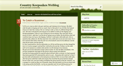 Desktop Screenshot of countrykeepsakes07.wordpress.com