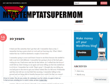 Tablet Screenshot of myattemptatsupermom.wordpress.com