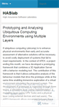 Mobile Screenshot of haslab.wordpress.com
