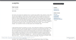 Desktop Screenshot of emaudetphilo.wordpress.com