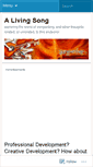 Mobile Screenshot of alivingsong.wordpress.com