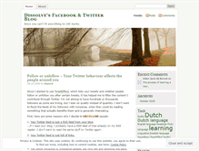 Tablet Screenshot of dissolveblog.wordpress.com