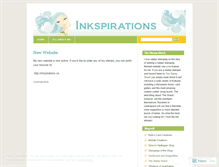 Tablet Screenshot of inkspirations.wordpress.com