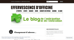Desktop Screenshot of effervescences.wordpress.com