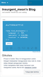 Mobile Screenshot of insurgentmeon.wordpress.com