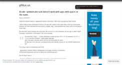 Desktop Screenshot of phluxus.wordpress.com
