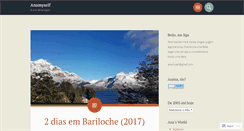 Desktop Screenshot of anamyself.wordpress.com