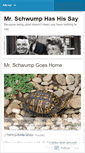 Mobile Screenshot of misterschwump.wordpress.com