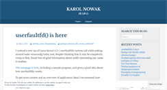 Desktop Screenshot of knowak.wordpress.com