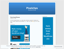Tablet Screenshot of pixelches.wordpress.com