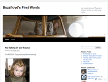 Tablet Screenshot of buzzfloyd.wordpress.com
