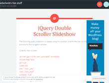 Tablet Screenshot of edselweb.wordpress.com