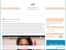 Tablet Screenshot of lacewigdirectory.wordpress.com