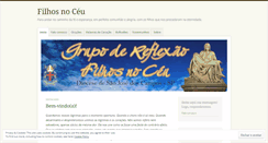Desktop Screenshot of filhosnoceu.wordpress.com
