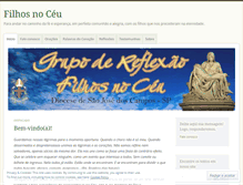 Tablet Screenshot of filhosnoceu.wordpress.com
