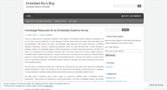 Desktop Screenshot of embeddedboy.wordpress.com