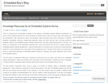 Tablet Screenshot of embeddedboy.wordpress.com