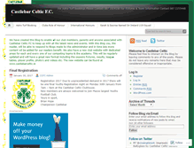 Tablet Screenshot of castlebarceltic.wordpress.com