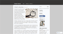 Desktop Screenshot of closedstacks.wordpress.com