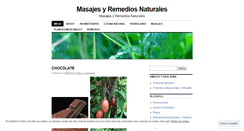 Desktop Screenshot of masajesyremediosnaturales.wordpress.com