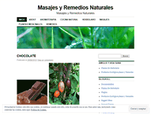 Tablet Screenshot of masajesyremediosnaturales.wordpress.com