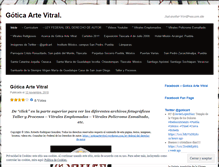 Tablet Screenshot of goticaartevitral.wordpress.com