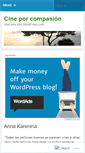Mobile Screenshot of cineporcompasion.wordpress.com