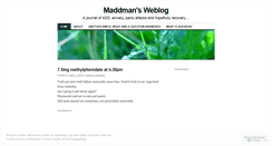 Desktop Screenshot of maddman.wordpress.com