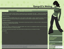 Tablet Screenshot of django22.wordpress.com