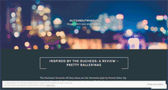 Desktop Screenshot of nutsaboutmakeup.wordpress.com