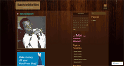 Desktop Screenshot of blackcelebrities.wordpress.com