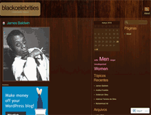 Tablet Screenshot of blackcelebrities.wordpress.com