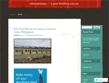 Tablet Screenshot of cebuestatehomes.wordpress.com