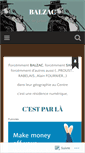 Mobile Screenshot of debalzac.wordpress.com