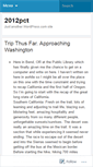Mobile Screenshot of 2012pct.wordpress.com