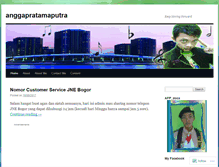 Tablet Screenshot of anggapratamaputra.wordpress.com