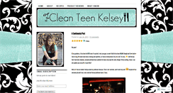 Desktop Screenshot of cleanteenkelsey.wordpress.com