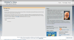 Desktop Screenshot of oldstersview.wordpress.com