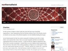 Tablet Screenshot of northernatheist.wordpress.com