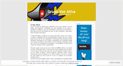 Desktop Screenshot of grupovozativa.wordpress.com