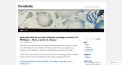 Desktop Screenshot of chrisnottle.wordpress.com