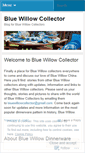 Mobile Screenshot of bluewillowcollector.wordpress.com