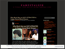 Tablet Screenshot of fabfit4life.wordpress.com