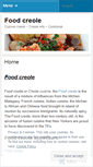 Mobile Screenshot of foodcreole.wordpress.com