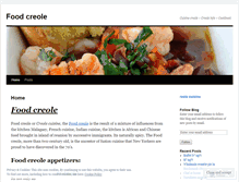 Tablet Screenshot of foodcreole.wordpress.com