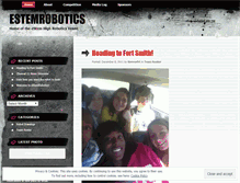 Tablet Screenshot of estemrobotics.wordpress.com