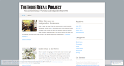 Desktop Screenshot of indieretail.wordpress.com