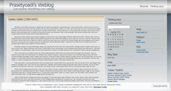 Desktop Screenshot of prasetyoadi.wordpress.com