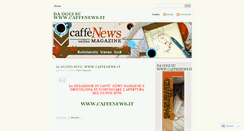 Desktop Screenshot of caffenews.wordpress.com