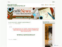 Tablet Screenshot of caffenews.wordpress.com